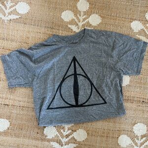 Heather Gray Deathly Hallows Unisex T-Shirt